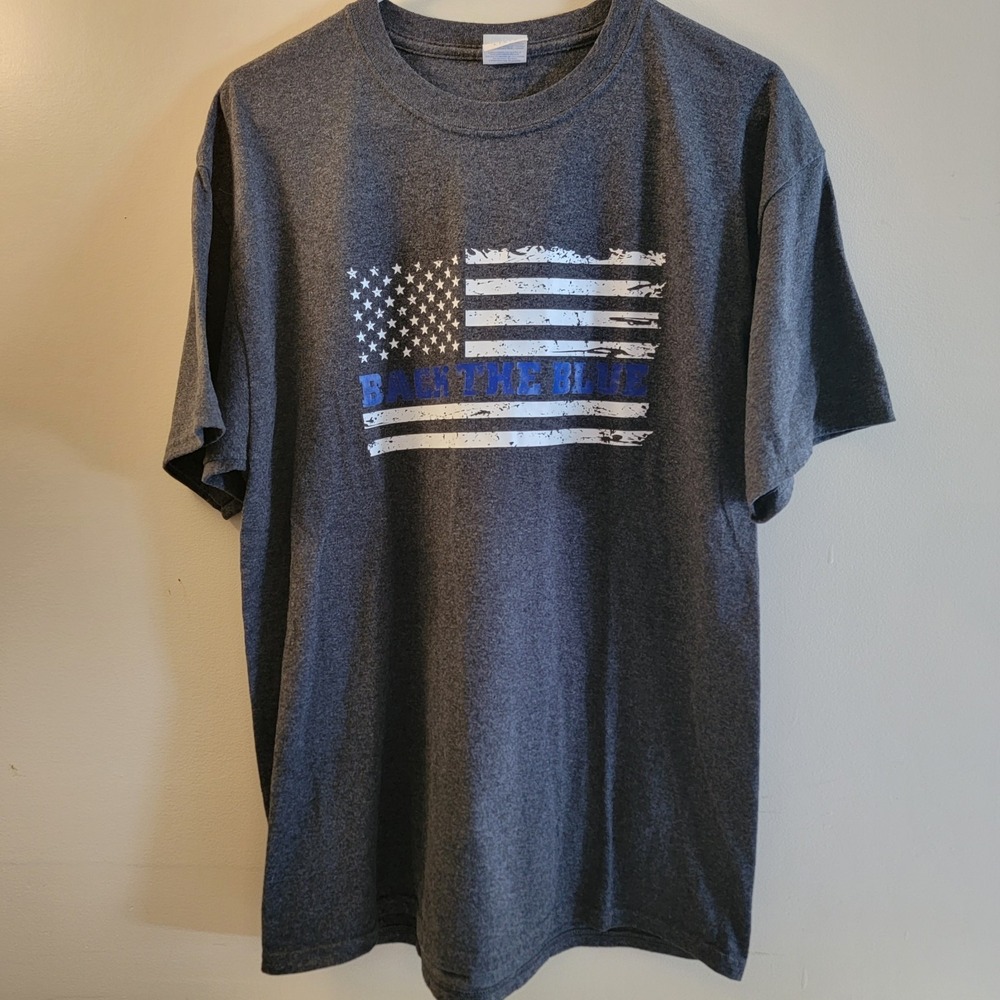 Back The Blue Tshirt Large